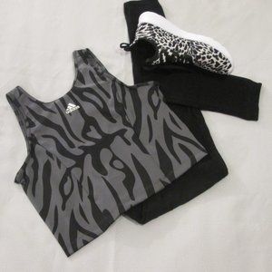 💥 ADIDAS ANIMAL - TIGER CROP TOP – M